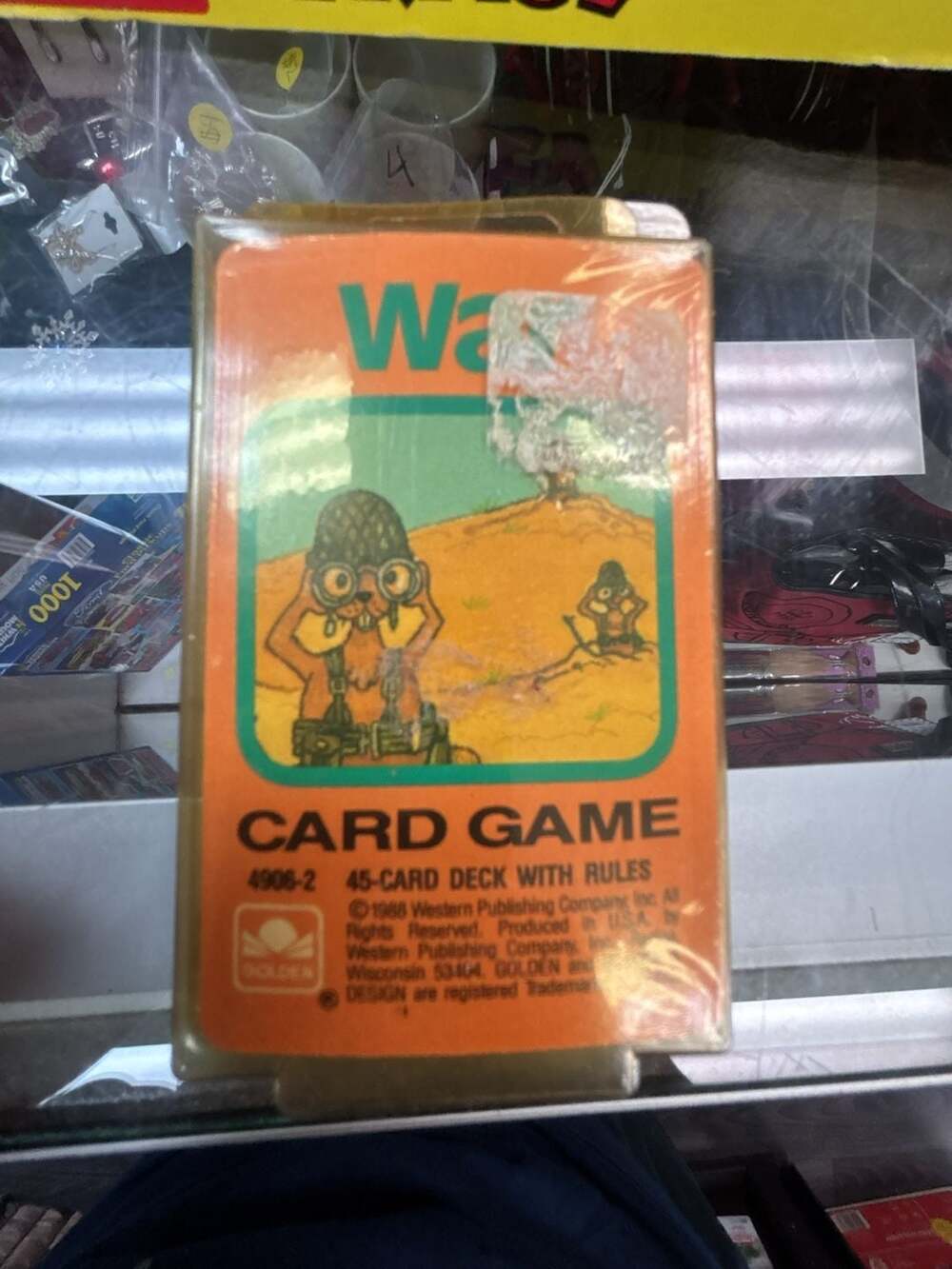 Vintage 1988 Golden War 45-Card Game #4906-2 Sealed
